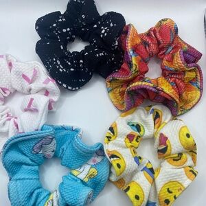 Handmade Hair Scrunchies.Soft Stretchy Scrunchies.